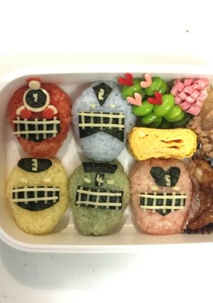 ﾄｯｷｭｳｼﾞｬｰ全員集合！キャラ弁♪-レシピのメイン写真
