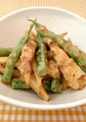 インゲンと竹輪の胡麻和え-レシピのメイン写真