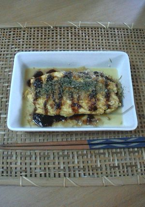 ご飯がススム☆お好み焼き風オムレツ☆-レシピのメイン写真