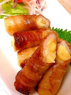 チーズ竹輪の豚バラ巻き-レシピのメイン写真