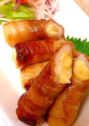 チーズ竹輪の豚バラ巻き-レシピのメイン写真
