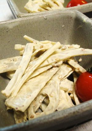 蓮根とゴボウの辛子マヨネーズ和え-レシピのメイン写真