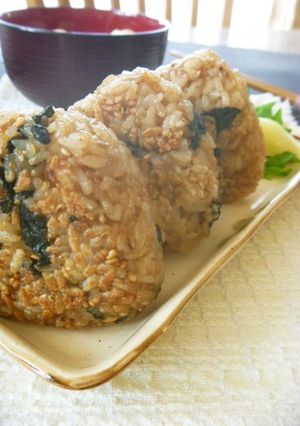 醤油香ばし☆モッチリ☆焼きおにぎり-レシピのメイン写真