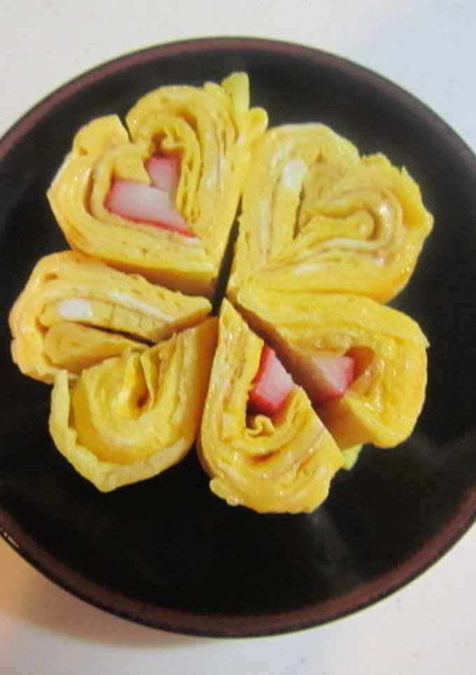 ハートの卵焼き-レシピのメイン写真