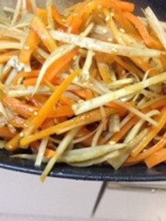 麺つゆで作る、簡単きんぴら-レシピのメイン写真