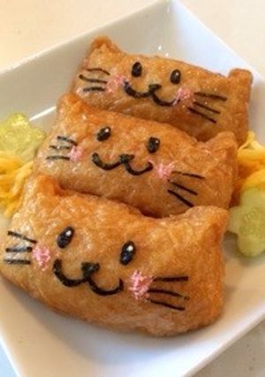 猫のいなり寿司♡-レシピのメイン写真
