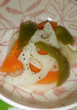 れんこんといろいろ野菜のピクルス♪-レシピのメイン写真