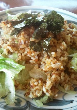 簡単昼食♡納豆豚ミンチカレーチャーハン-レシピのメイン写真