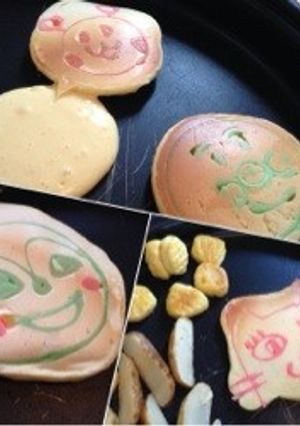 お絵かき♡ ホットケーキ♡-レシピのメイン写真