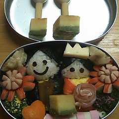 ひな祭りのお弁当-レシピのメイン写真