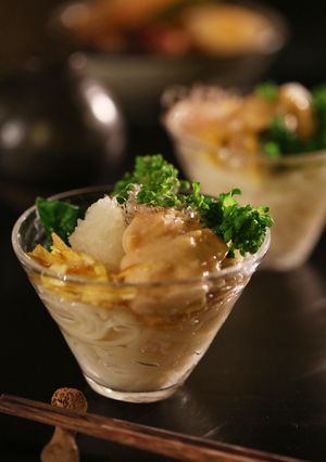 天然だしパックで作る ふわたまダシうどん-レシピのメイン写真