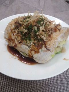 ヘルシーお好み焼き風卵焼き-レシピのメイン写真
