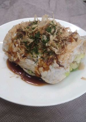 ヘルシーお好み焼き風卵焼き-レシピのメイン写真