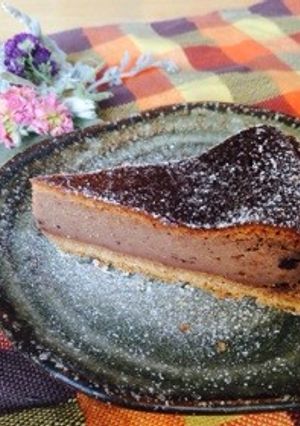 チョコレートクリームチーズケーキ-レシピのメイン写真
