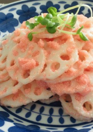 ☆簡単！れんこんのたらこマヨネーズ和え-レシピのメイン写真