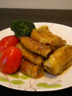 簡単!!蕗の豚肉巻き -レシピのメイン写真