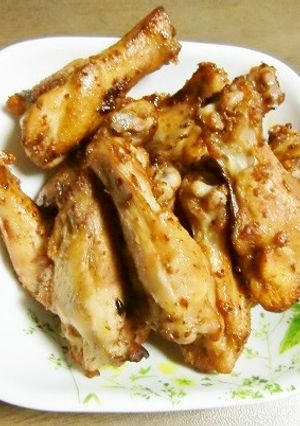 食べるラー油で下味、手羽元オーブン焼き♪-レシピのメイン写真
