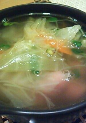 冷蔵庫の余り野菜で♪簡単コンソメスープ-レシピのメイン写真