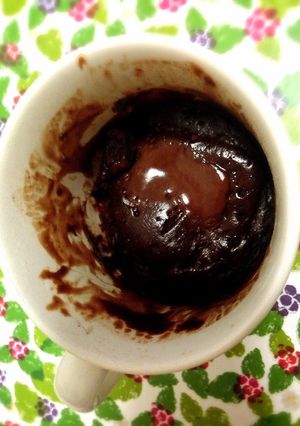 レンジで簡単♡ マグカップチョコケーキ-レシピのメイン写真