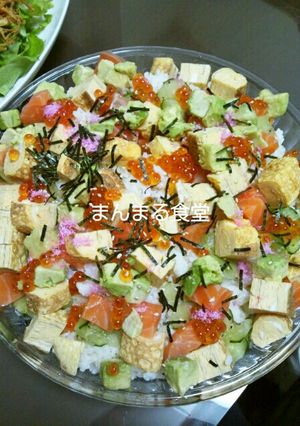 雛祭りに華やかなちらし寿司-レシピのメイン写真
