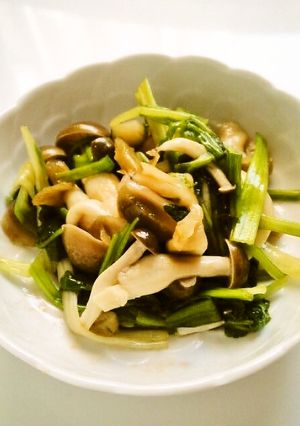 ☺簡単♪ザーサイと水菜としめじの和え物☺-レシピのメイン写真
