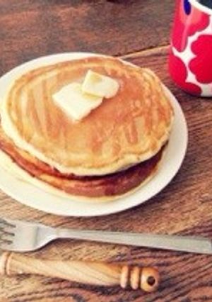 ふんわりパンケーキ-レシピのメイン写真