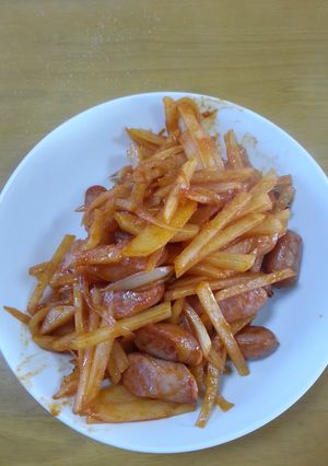 ケチャップ炒め-レシピのメイン写真