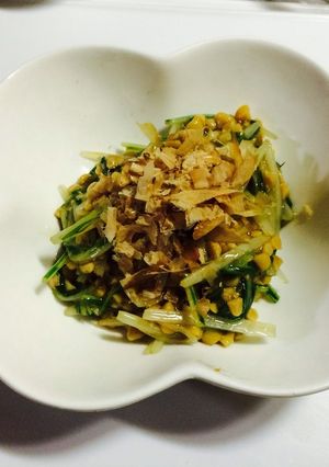 あと一品に簡単♡豆苗の納豆和え-レシピのメイン写真