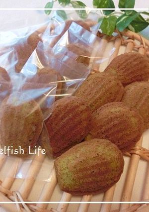 焦がしバターで美味♬抹茶マドレーヌ-レシピのメイン写真