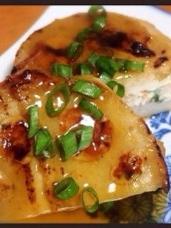れんこんのはさみ焼き♡梅しそ風味-レシピのメイン写真