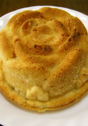 薔薇の形のバナナケーキ-レシピのメイン写真