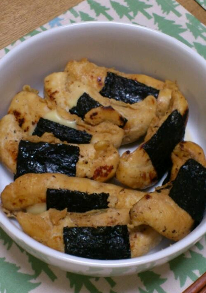 ささみの海苔チーズと塩麹焼き-レシピのメイン写真