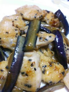 ゴマ鶏となすの照り焼き-レシピのメイン写真