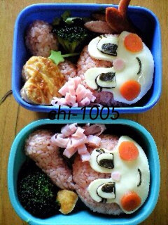 アンパンマン*ドキンちゃんキャラ弁♡-レシピのメイン写真