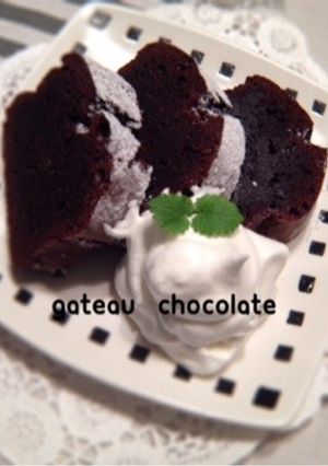 ガトーショコラ-レシピのメイン写真