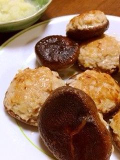 椎茸と鶏のひき肉のコンビステーキ-レシピのメイン写真