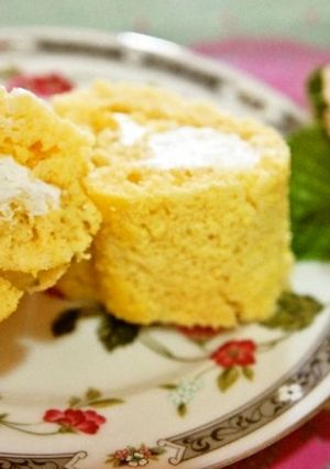 少し欲しい時に！卵１個でミニロールケーキ-レシピのメイン写真