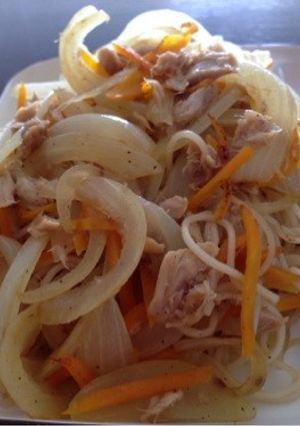 ☆簡単ランチ☆素麺チャンプルー☆-レシピのメイン写真