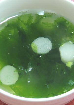 お吸い物：生青のり　-レシピのメイン写真