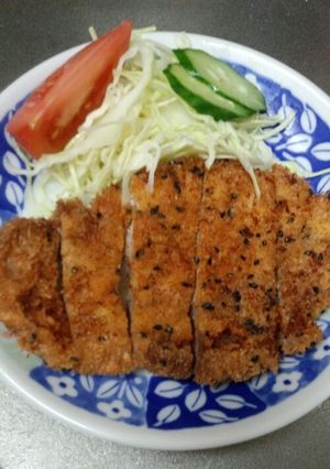 黒ごまトンカツ-レシピのメイン写真