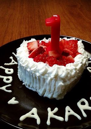 1歳 バースデーケーキ-レシピのメイン写真