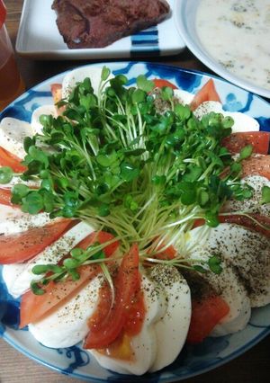カイワレで☆カプレーゼ-レシピのメイン写真
