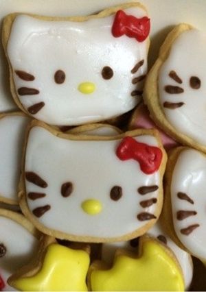 簡単アイシング★キティクッキー-レシピのメイン写真