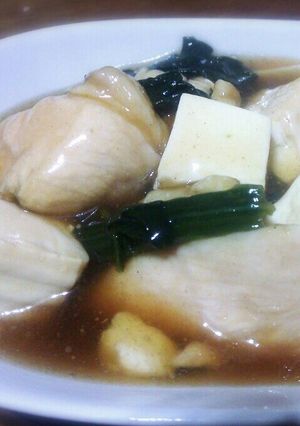 鶏胸肉と豆腐のトロ煮-レシピのメイン写真