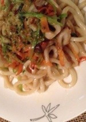 絶品！節約焼きうどん☆〜（ゝ。∂）-レシピのメイン写真