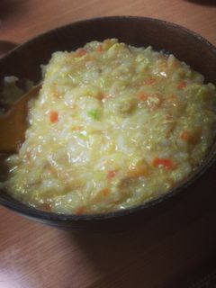 彩り鮮やか!にんじんツナおじや-レシピのメイン写真
