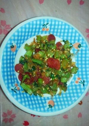 大根の葉とおやつカルパス炒め-レシピのメイン写真