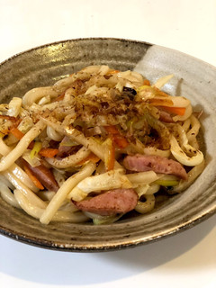 ☆簡単一人めし☆ 野菜たっぷり焼きうどん-レシピのメイン写真