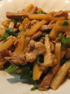 たけのこと豚肉の炒め物-レシピのメイン写真
