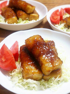 ボリューム満点♪肉巻き高野豆腐☆-レシピのメイン写真